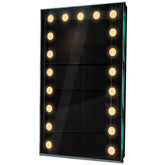 Specchio LED Verticale | Controllo tramite interruttore a muro | Luce bianca calda - Reyze Serie Salono Modello 6